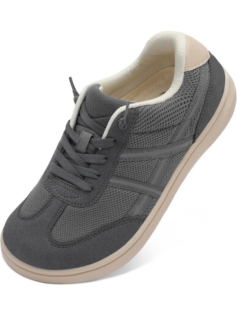 Comfortable Women's Slip-On Sneakers with Wide Toe Box - Barefoot Walking Shoes